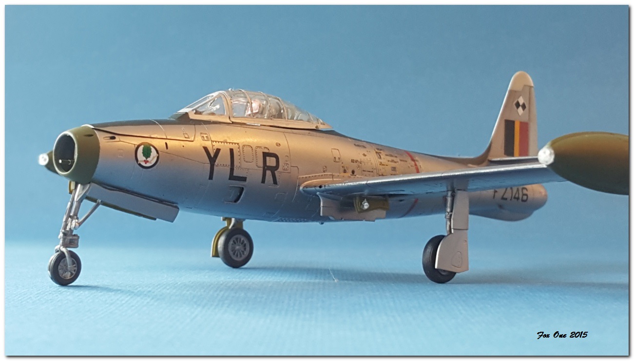 [Tamiya] F84G Thunderjet Belgian AF 3rd Sqn 2 Wing Florennes 1952-56 20151230_131019s