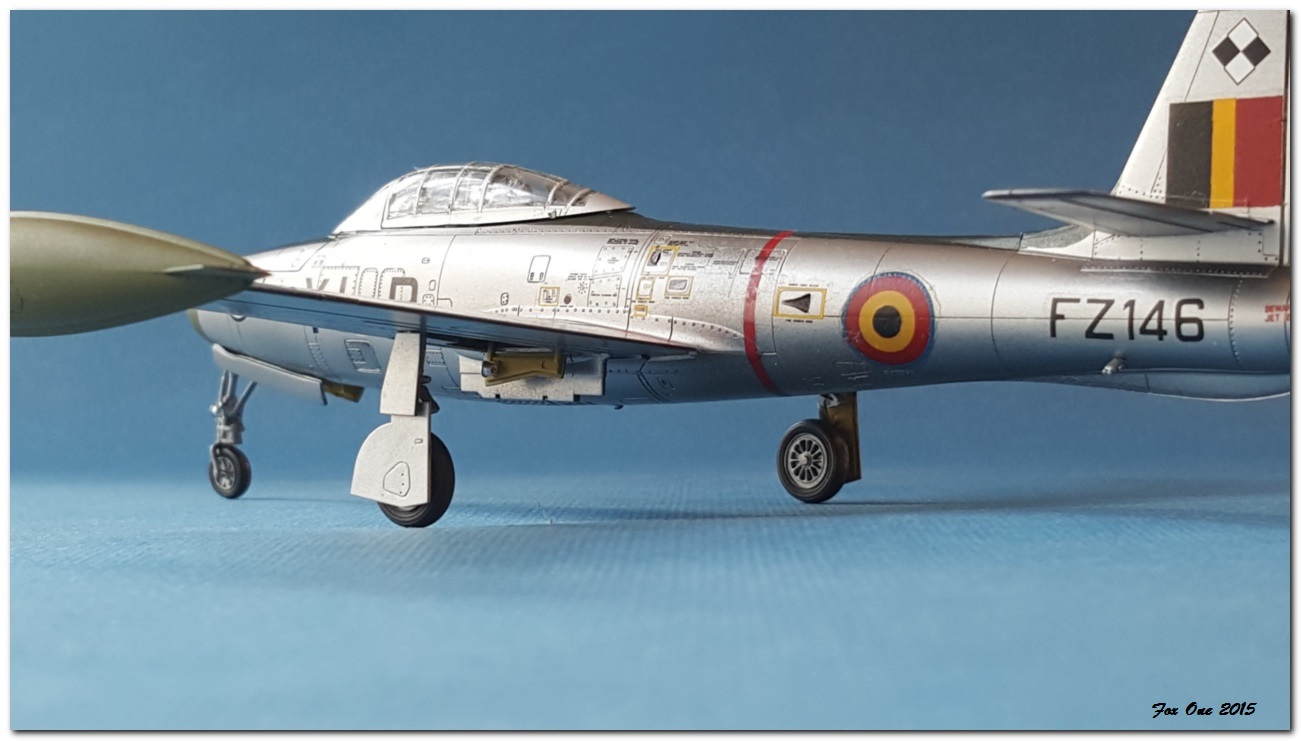 [Tamiya] F84G Thunderjet Belgian AF 3rd Sqn 2 Wing Florennes 1952-56 20151230_131035s