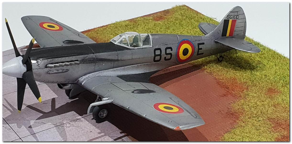 [Fujimi] Spitfire F Mk XIV Belgian Air Force circa 1952 20181231_163325s