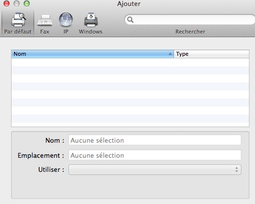 Bbox - Partager une imprimante via USB Bbox Ubee sous Mac OS Bug4