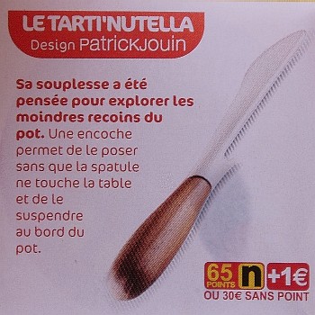 Le couteau à tartiner Nutella Stretcher ne laisse rien dans le pot