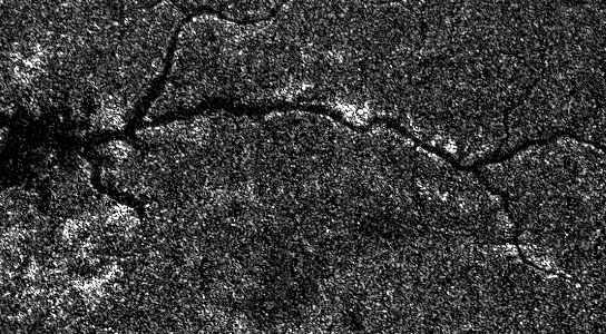 Cassini Spots a Nile Like River Valley on Titan Miniature-version-of-the-Nile-River-on-Titan