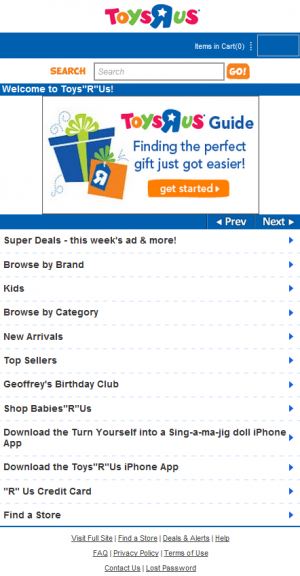 10 Simple Tips For Effective Mobile SEO Toys-r-us-mobile-site-screenshot-300x576