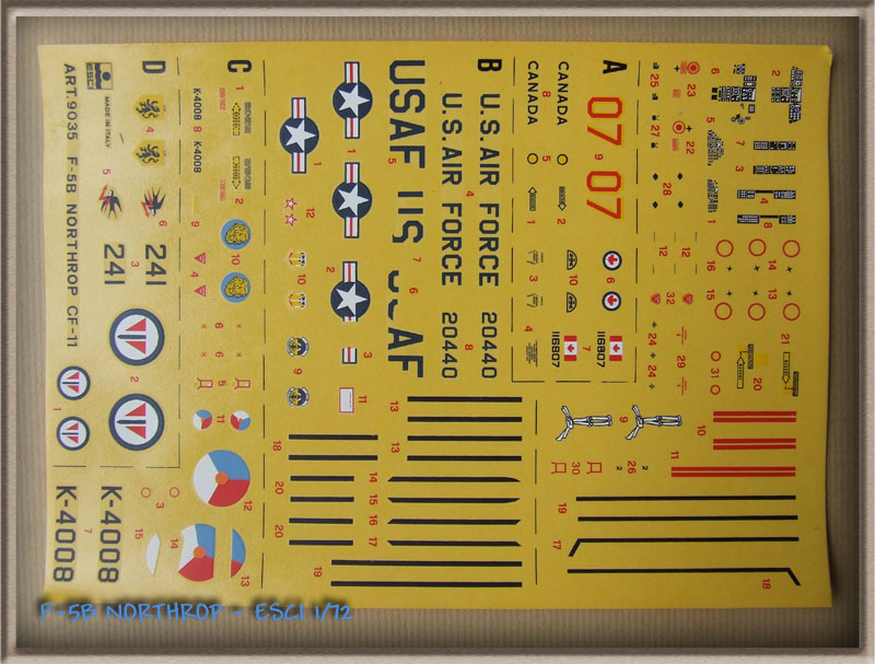 northrop - [Esci] Northrop F-5B / CF-116 F-5B006