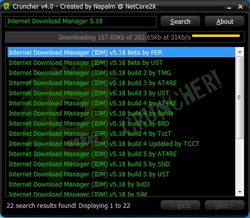 Cruncher v4.0 برنامج للحصول على اي كراك بكل معني الكلمة مجرب 3