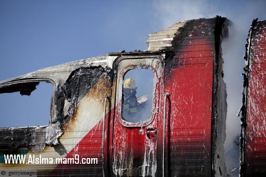 سلمان عمار يستخدم سلاحه وينقذ حياة المسافرين بعد اشتعال النيران في قطار إسرائيل Alarabeje