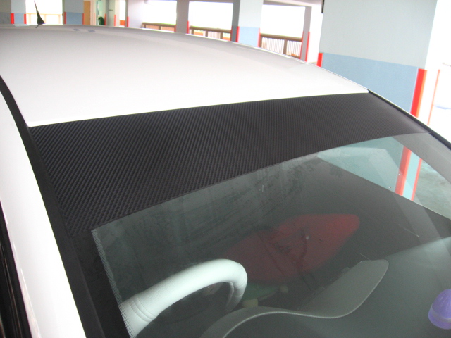 Carbon Fibre Sticker & diy LEDs(Cabin Light,T10 PoleLight,T5 DashBoard Leds etc)  Bravo%20sunshade