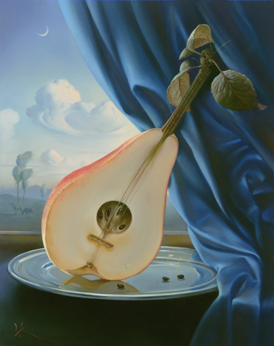 الأسلوب السريالي  Still_Life_with_Mandolin