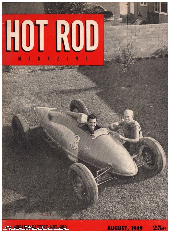Photos vintage HotRod_MagazineAugust49_Cover