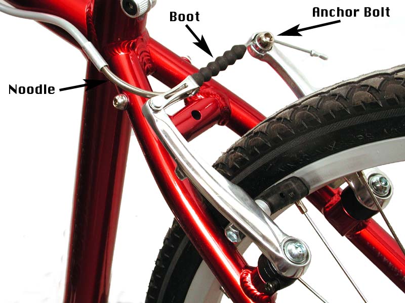 Construcción de una moto de 49 cc, con partes de bicicleta Vbrake-overall