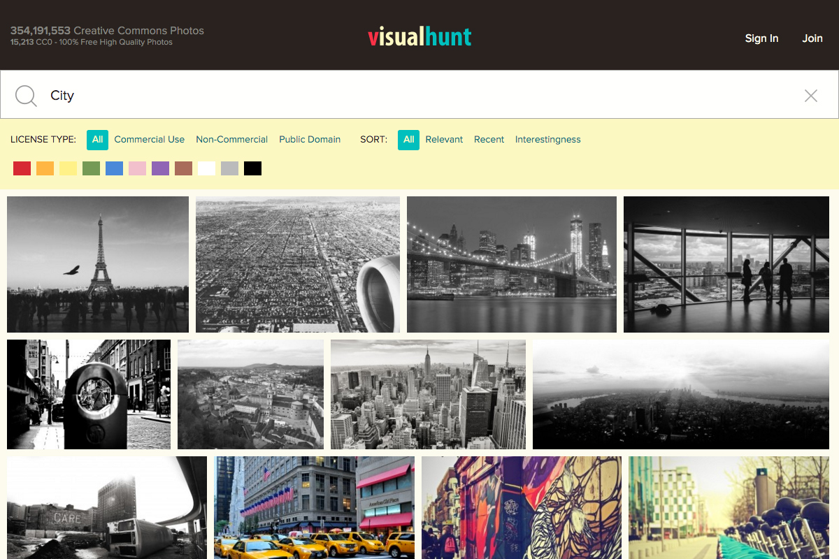 Visual Hunt: mais de 350 milhões de fotos de alta resolução gratuitas Visualhunt_02