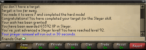 Ziksy's simple Slayer log 92-slay