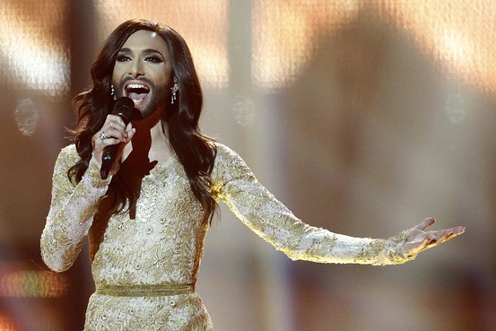 Conchita Wurst, Eurovision's Bearded Drag Queen, Sparks Controversy As Finals Near BN-CS934_1wurst_G_20140510185455