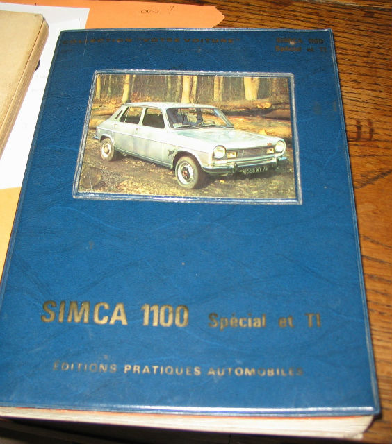 revue simca 1100 S et TI 03ar66