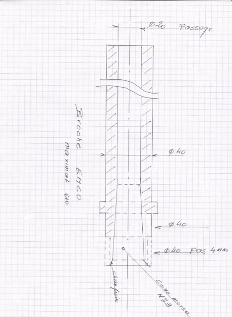 remplacement mandrin 23svde