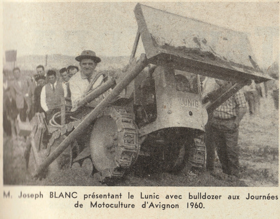 LUNIC - LUNIC petit tracteur à chenilles du 34  22hdhk