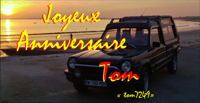 Bon anniversaire tom 7249 15h3bv