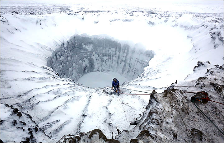 Revelan espectaculares imágenes del cráter siberiano en Yamal Information_items_1740