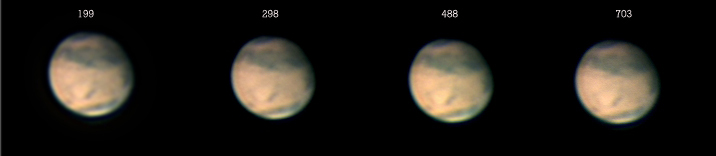 Mars s'éloigne Mars20080127