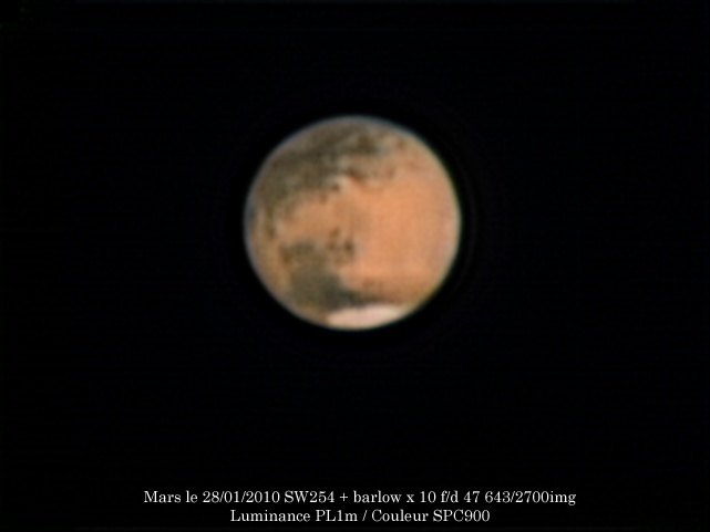 Mars le 28 à la PL1M MarsP1_20100128_014740_ST643_coul