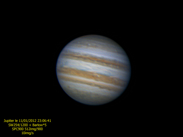 Jupiter le 11 Janvier JUP20130111