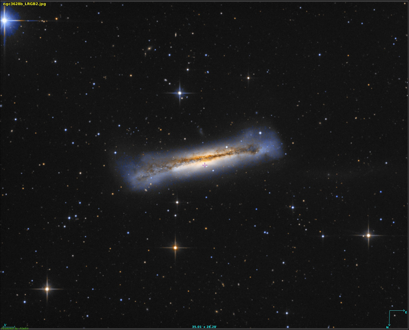 NGC3628 NGC3628_Aladin