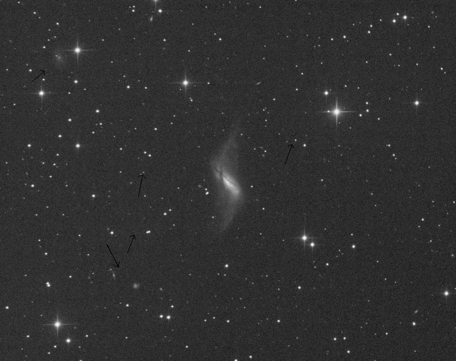 Saison d'hivers 2016/2017 dans l'observatoire Bella Estella NGC660_Asteroid
