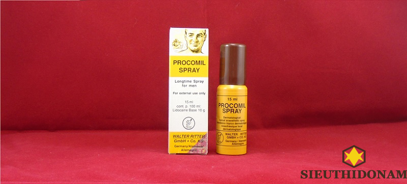 Procomil Spray Germany, chống xuất tinh sớm, kéo dài thời gian quan hệ hiệu Chai-xit-procomil-spray