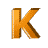 حروف متحركه  لكتابة الاسماء K