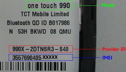 Déblocage Alcatel Alcatel_provider_id