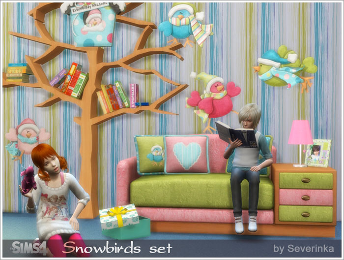 Wandbilder, Gemälde oder ähnliches Snowbirds-ts4-1