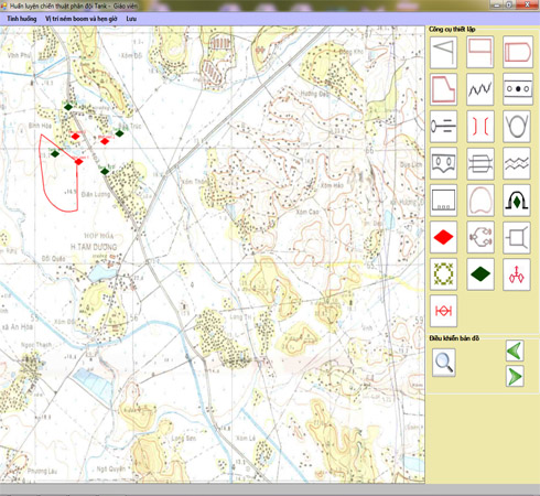Hệ thống mô phỏng huấn luyện chiến thuật phân đội Tank - Thiết giáp 2dtank