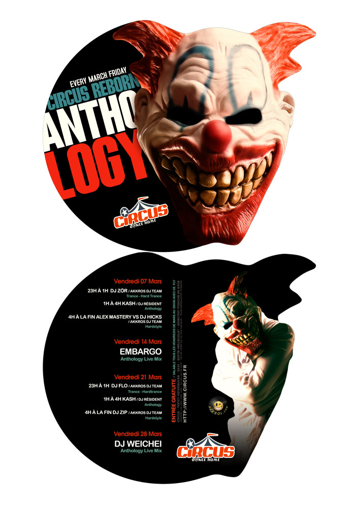 07/03 - 14/03 - 21/03 - 28/03 Anthology @ Circus (54) Flyanthology