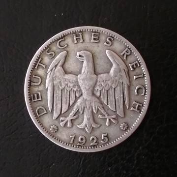 1 Reichsmark 1925  Alemania ( República de Weimar) ITm53