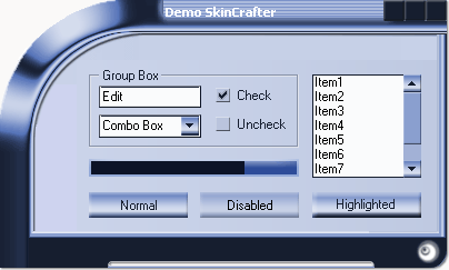 الاداة SkinCrafte الخاصة بالفجوال بيسك 6 مع أكثر من 40 سكن  Metallic