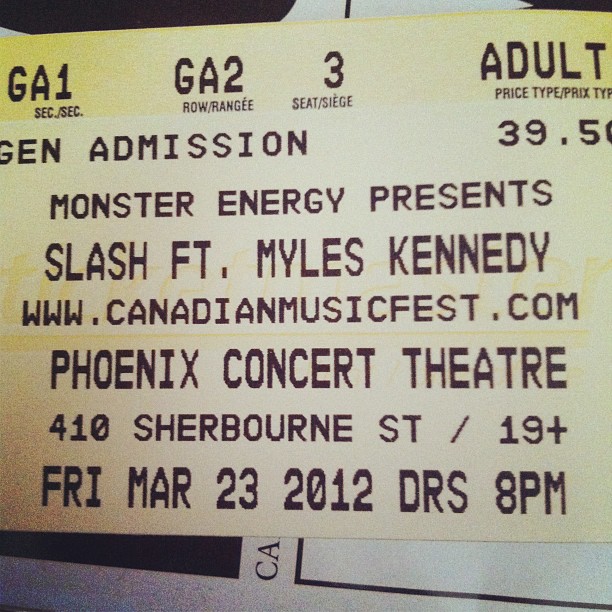 [23.03.2012] The Phoenix Concert Theatre, Toronto, Canadá. Toronto12