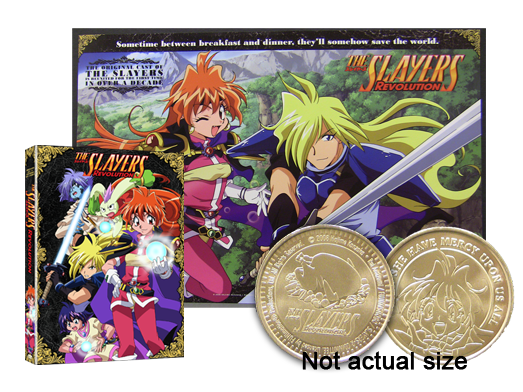 Le coffret américain de Slayers Evolution-R débarque. Slayersgoodies