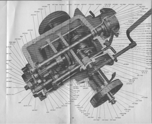 Aebi AM 53 moteur MAG 1035 Ltqzkh