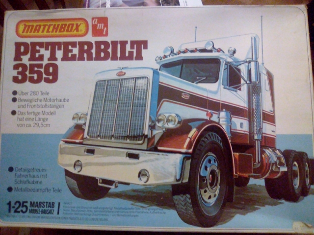 Peterbilt 359 Matchbox amt 1/25 Da5gff