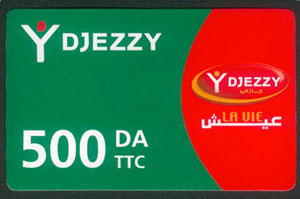 Cartes Djezzy models et variétés 2