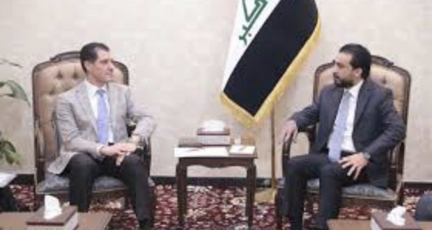 Halabousi is discussing with the Minister of Planning the reconstruction projects of liberated areas 29617FE0-9AEA-49F8-8777-14CC55176B62-620x330