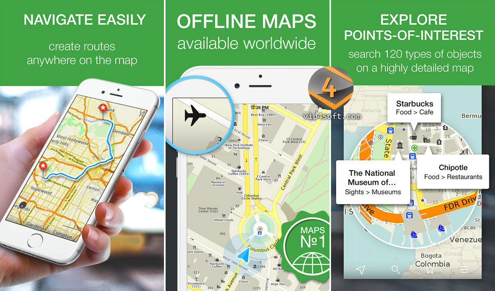 MAPS.ME تطبيق لعرض الخرائط دون إتصال بالانترنت للايفون MAPS.ME-for-iPhone