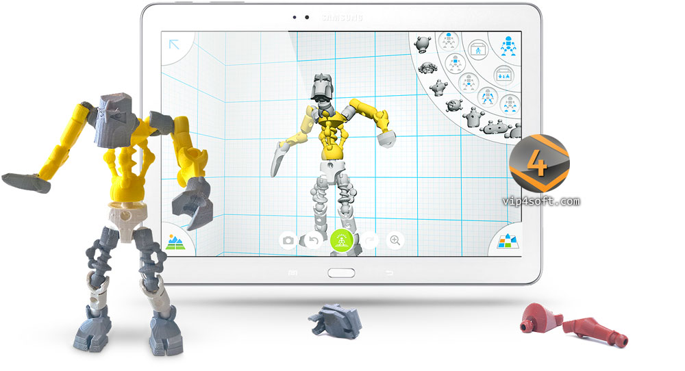 تطبيق Tinkerplay رسم وتصميم ثلاثي الابعاد للايفون والايباد Tinkerplay