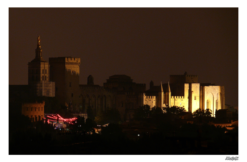 Avignon by night...  Avignon