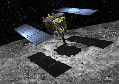 Hayabusa-2 spacecraft arrives at asteroid Ryugu Hayabusa