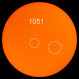 Comparativa y seguimiento de actividad solar 2010 Midi163