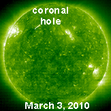 Comparativa y seguimiento de actividad solar 2010 Coronalhole_soho_163