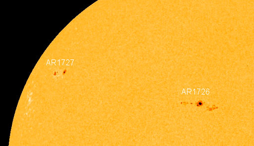 #Space Weather Forecasts - ESTUDIO DEL SOL Y LA  #MAGNETOSFERA , #ASTRONOMÍA - Página 27 Twosunspots_strip