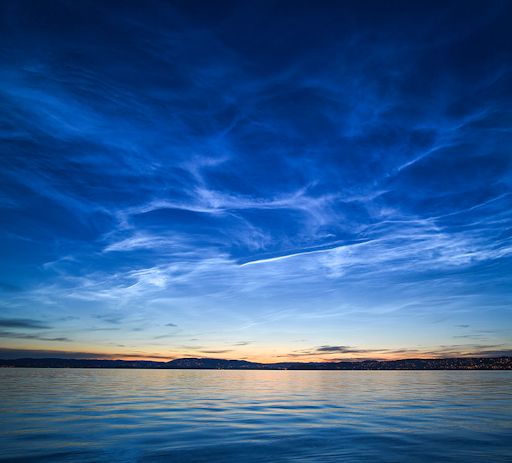 Noctilucent Clouds A Strange New Phenomenon Electric-Blue Visitors From The Twilight Zone Electricblue_strip