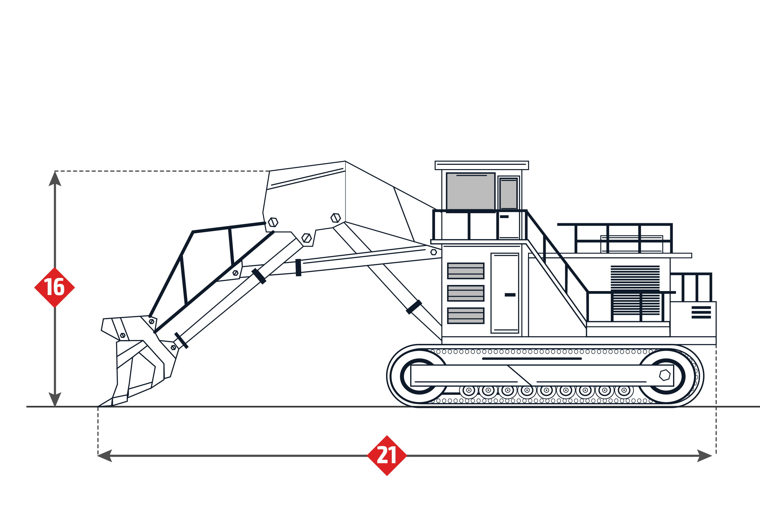 Terex O&K RH 170  394 tonnellate  1